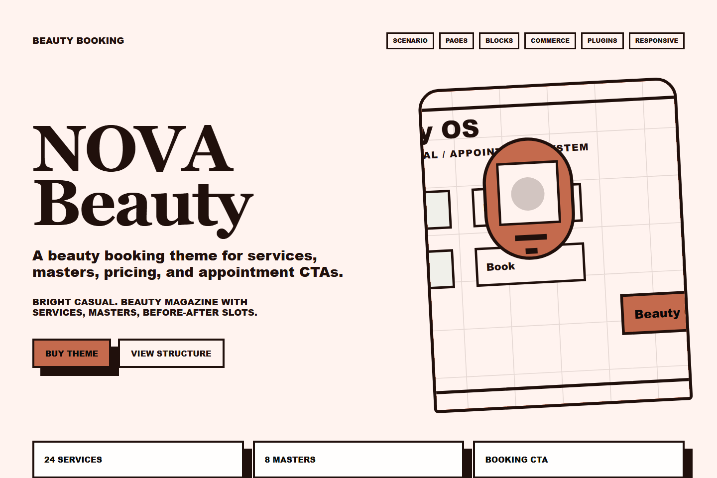 Beauty Booking preview