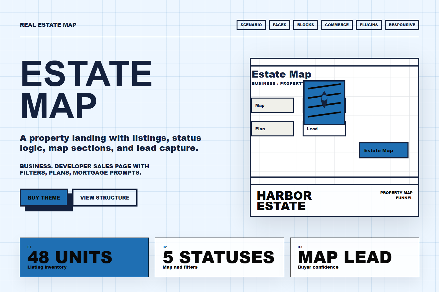 Real Estate Map Діловий preview