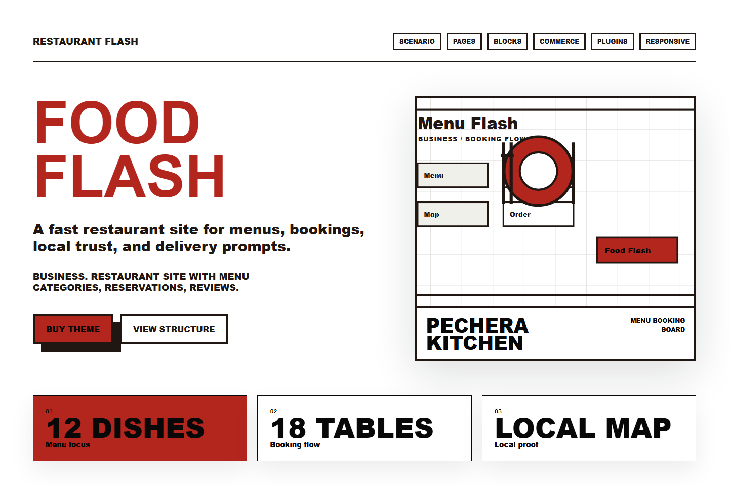 Restaurant Flash Діловий preview